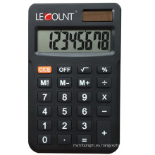 Portátil de 8 dígitos de doble poder mini calculadora de mano de negocios (LC396S)